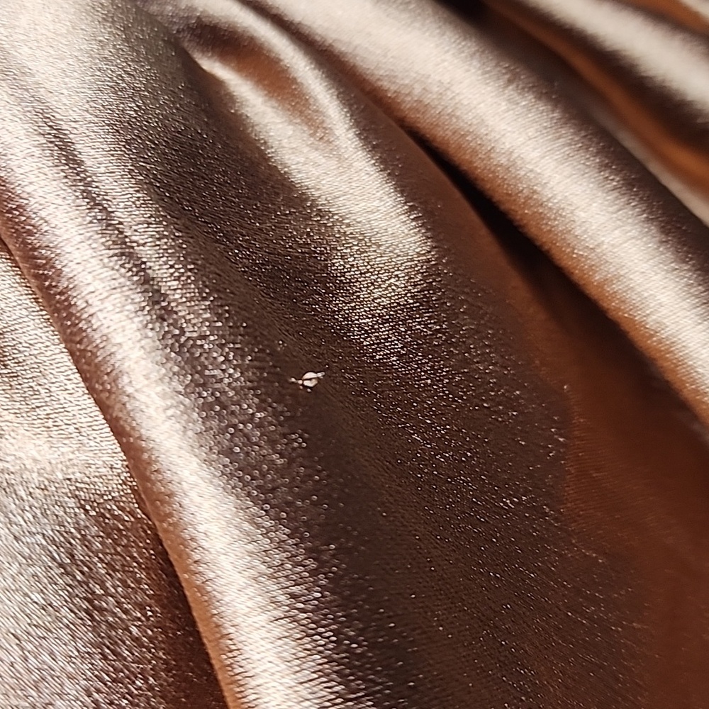 BIRDY GREY | Lydia Rust Copper Satin Cowl Neck Bridesmaid Maxi Dress | L - Picture 6 of 16